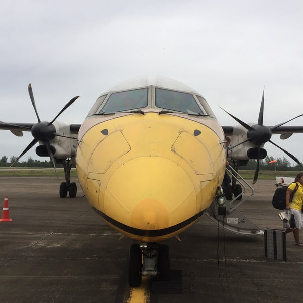Photo taken at Chumphon Airport (CJM) by James M. on 7/6/2019