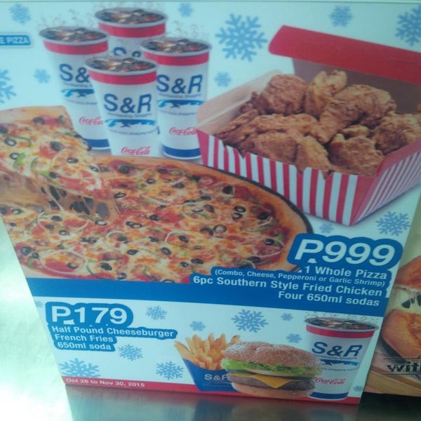 Photos At S R New York Style Pizza Quezon City District 5 Ayala Fairview Terraces Quirino Hwy