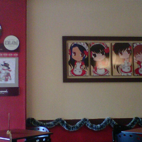 Photo taken at Kurenai Maid Café by Nancy C. on 12/5/2012