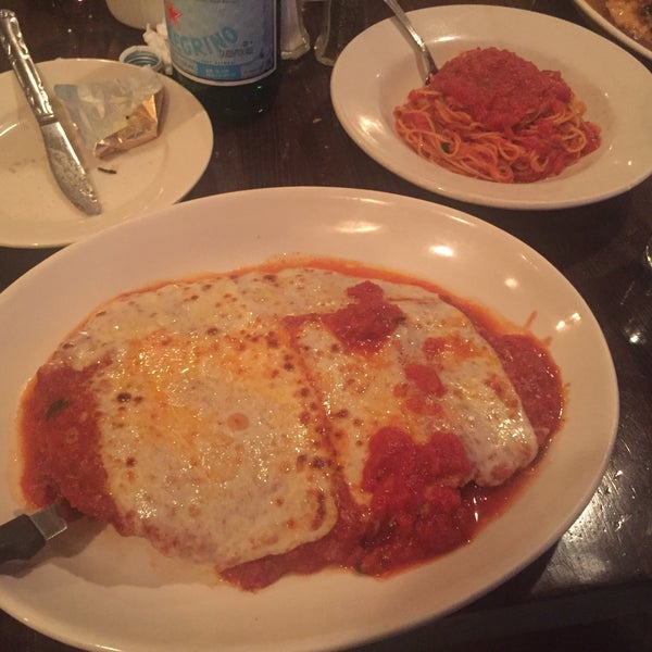 The chicken parm was the size of my head