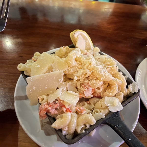 The Lobster Mac N’ Cheese is a MUST!! Love the atmosphere at the Stubborn Goat, staff is friendly and food is amazing. Every Wednesday is wing night too!