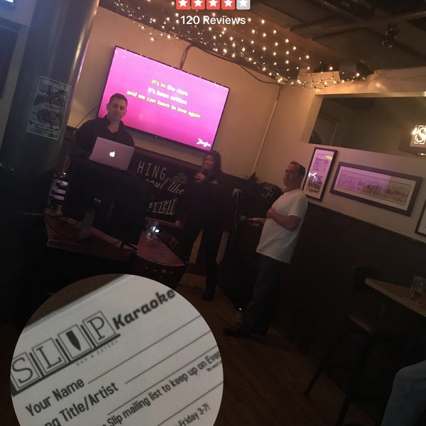 4/17/2018 tarihinde Jeff G.ziyaretçi tarafından The Slip Bar and Eatery'de çekilen fotoğraf
