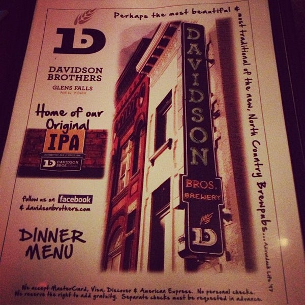 Photo taken at Davidson Brothers Brewing Company by Erin on 9/22/2012