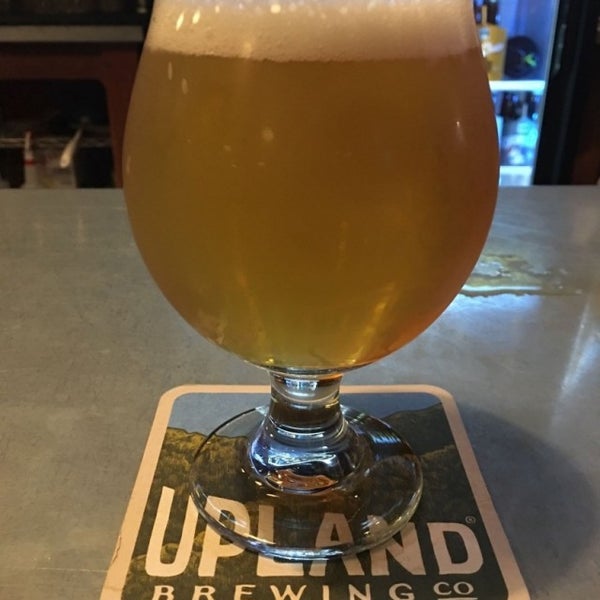 Photo taken at Upland Brewing Company Brewery &amp; Tasting Room by Jameson R. on 4/22/2017