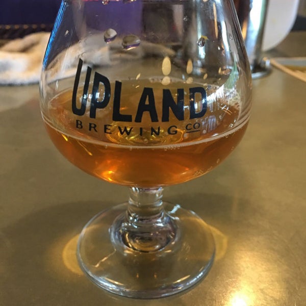 Photo taken at Upland Brewing Company Brewery &amp; Tasting Room by Jameson R. on 7/23/2017