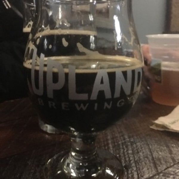 Photo taken at Upland Brewing Company Brewery &amp; Tasting Room by Jameson R. on 2/28/2016