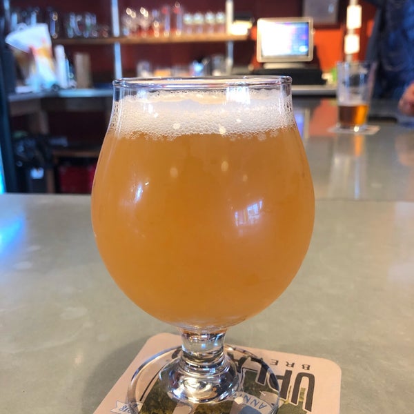 Photo taken at Upland Brewing Company Brewery &amp; Tasting Room by Jameson R. on 5/13/2019