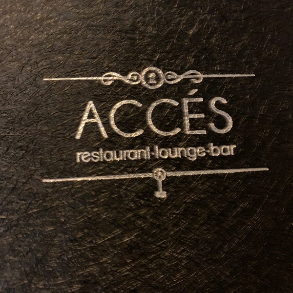 Das Foto wurde bei Accés Restaurant Lounge von Maurizio M. am 11/2/2019 aufgenommen