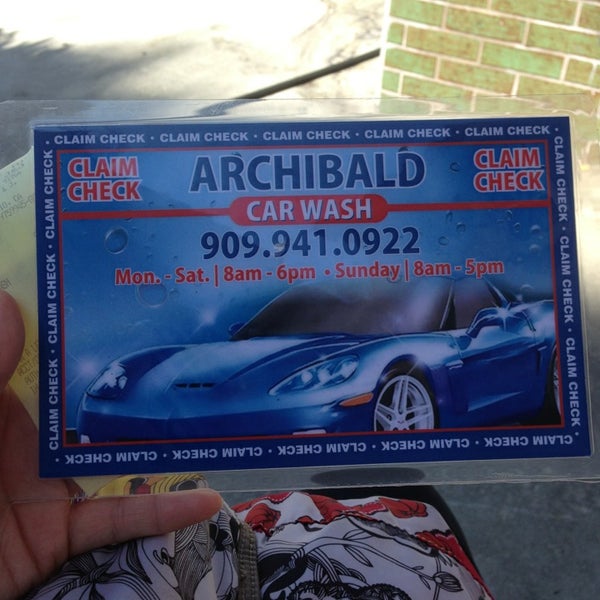 Archibald Car Wash 2 tips
