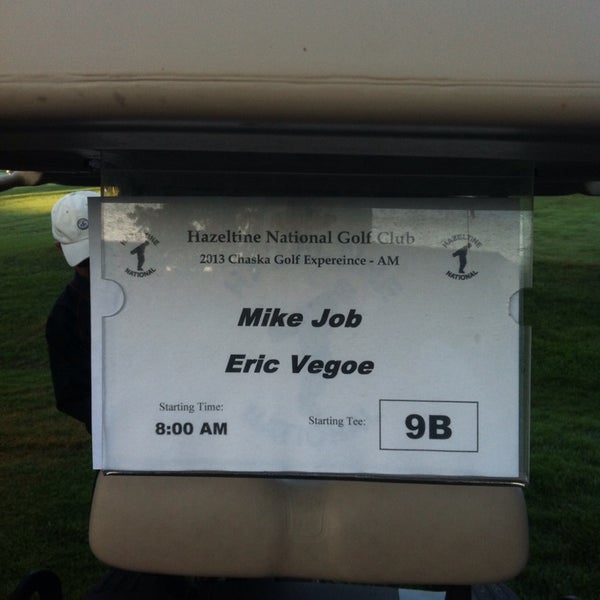 9/3/2013 tarihinde Eric V.ziyaretçi tarafından Hazeltine National Golf Club'de çekilen fotoğraf