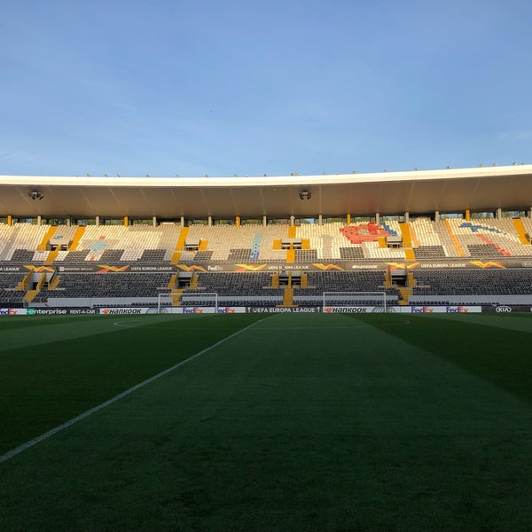 Photo taken at Estádio D. Afonso Henriques by Bartosz N. on 10/2/2019