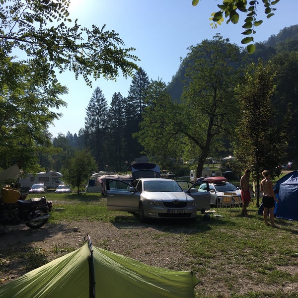 Photo taken at Camping Bled by Aurel P. on 6/24/2017