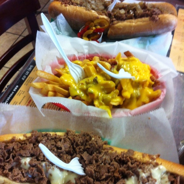 Photo taken at Pudge&#39;s Steaks and Hoagies by Adrian H. on 6/8/2013