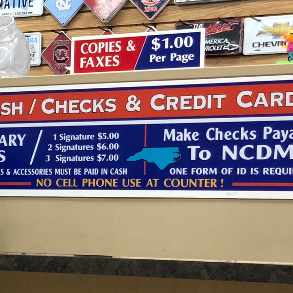 NC License Plate Agency Old Irving Park 3 tips