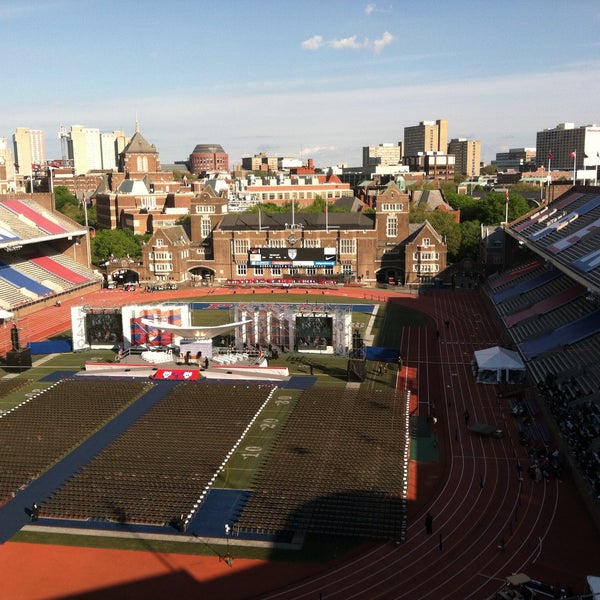 Photo taken at Franklin Field by Andy T. on 5/13/2013