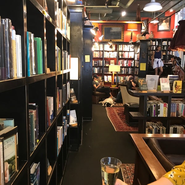 Photo taken at Battery Park Book Exchange And Champagne Bar by Beth M. on 9/3/2017
