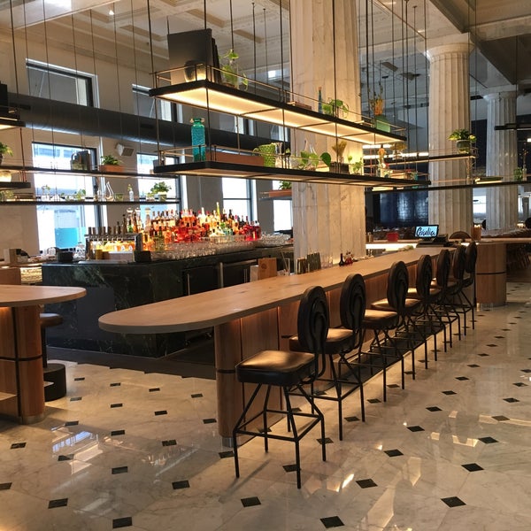 Newly renovated and renamed “Emery” (April 2019), it now has a swanky new restaurant, a Spyhouse Coffee, and a hipster lounge. Check it out.