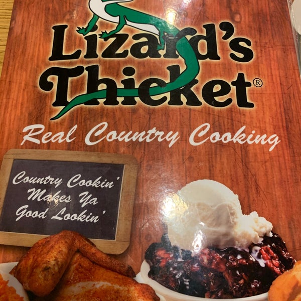 Lizards 2024 thicket menu