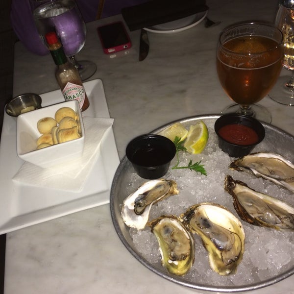 LOVE the $1 oyster deal! Always tasty & fresh. But wasnt a huge fan of their crab deviled eggs; they were a bit dry tasting. Also wish they had more happy hour drink options; they got rid of cocktails