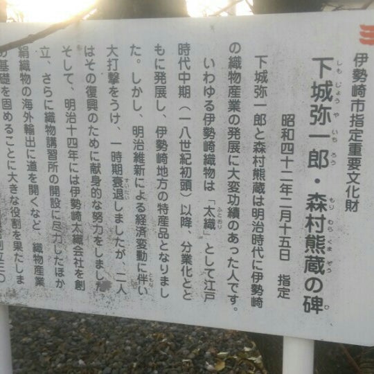 Photos At 下城弥一郎 森村熊蔵の碑 伊勢崎市 曲輪町