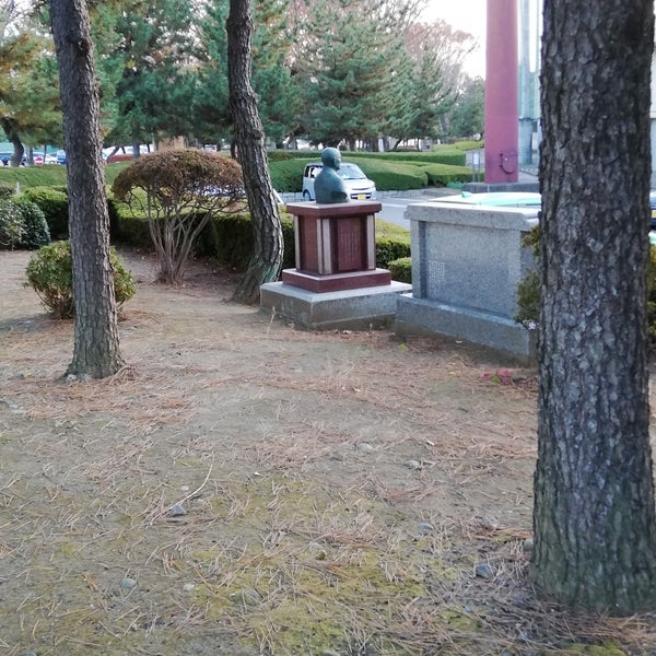 鈴木惣太郎先生の像 伊勢崎市 群馬県