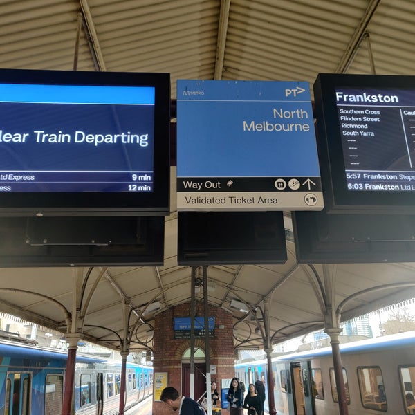 North Melbourne Station Rail Station