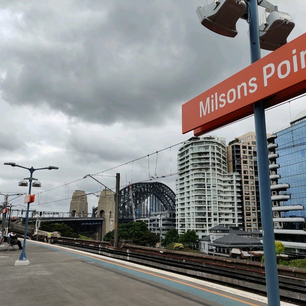 Photo taken at Milsons Point Station by Paul G. on 12/22/2021