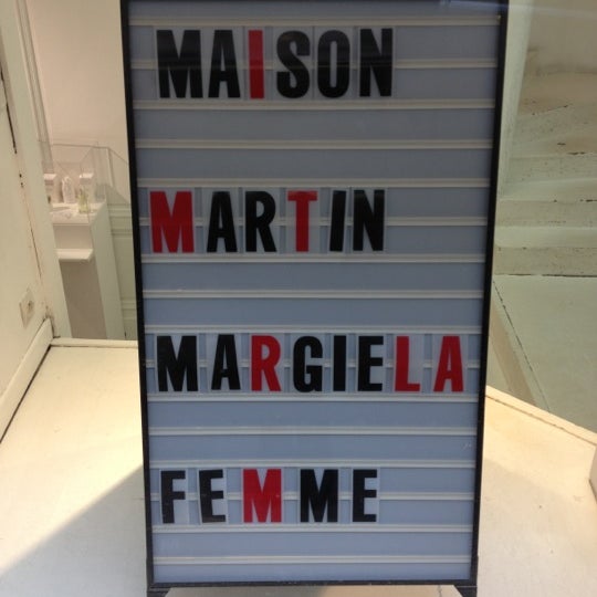 Photo taken at Maison Margiela by Manon on 10/19/2012