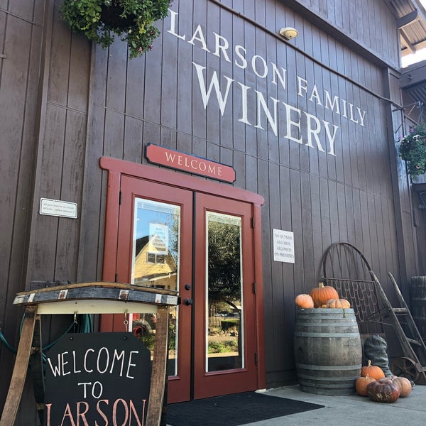 Photo taken at Larson Family Winery by Mickey on 11/3/2018