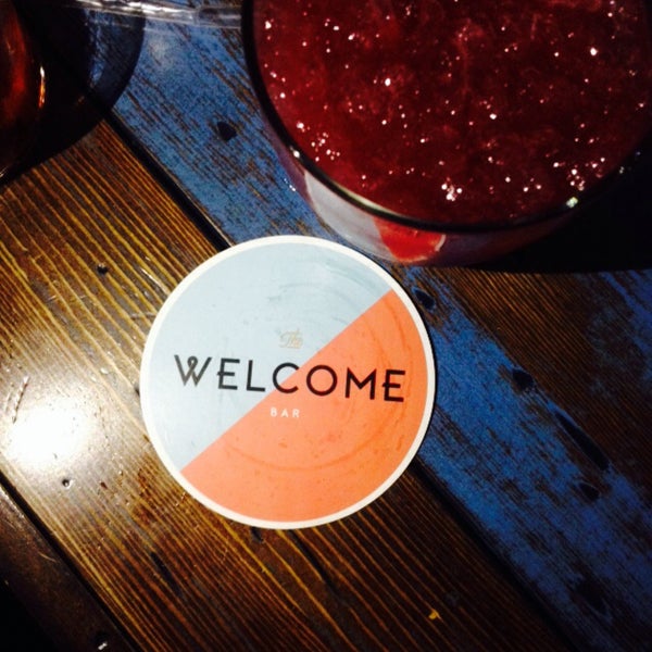 Welcome bar. Welcome bar