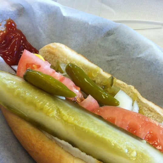 Photo taken at The Clark Street Dog by Kristina N. on 1/14/2013