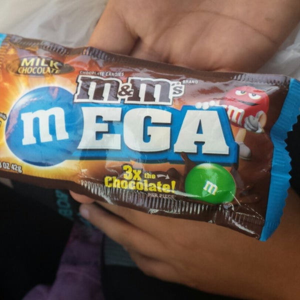 Clearance items in last aisle. Scores M & Ms Mega for $.25  each!