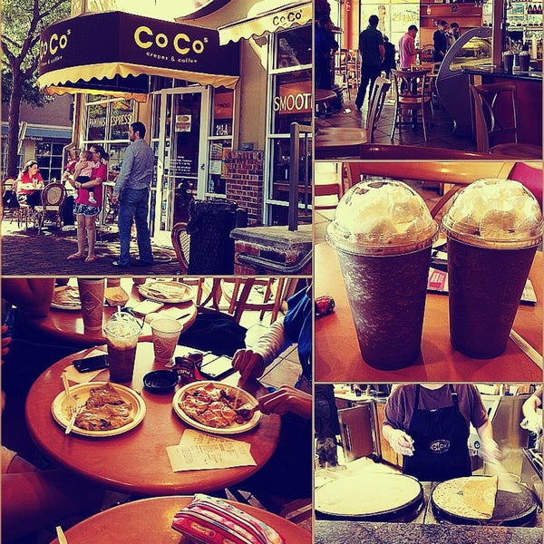 Photo taken at Coco Crepes, Waffles &amp; Coffee by Paola . on 5/5/2013