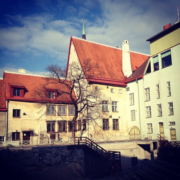 Photo taken at Tallinna Linnateater by Vadim on 4/12/2013