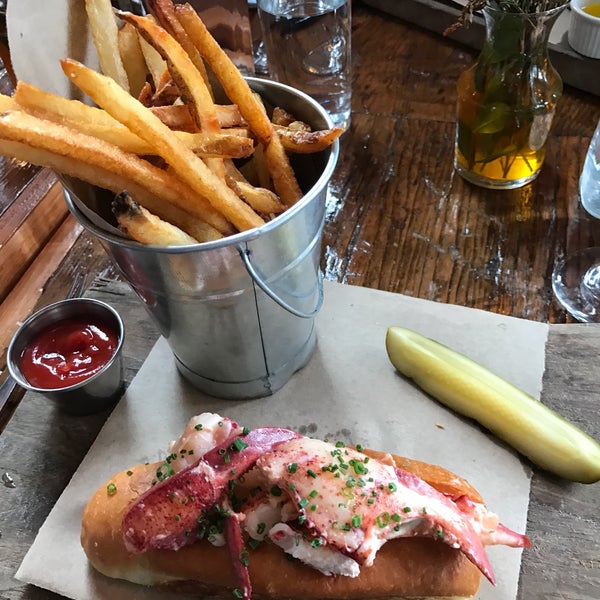 The lobster rolls and fries are both equally to die for.