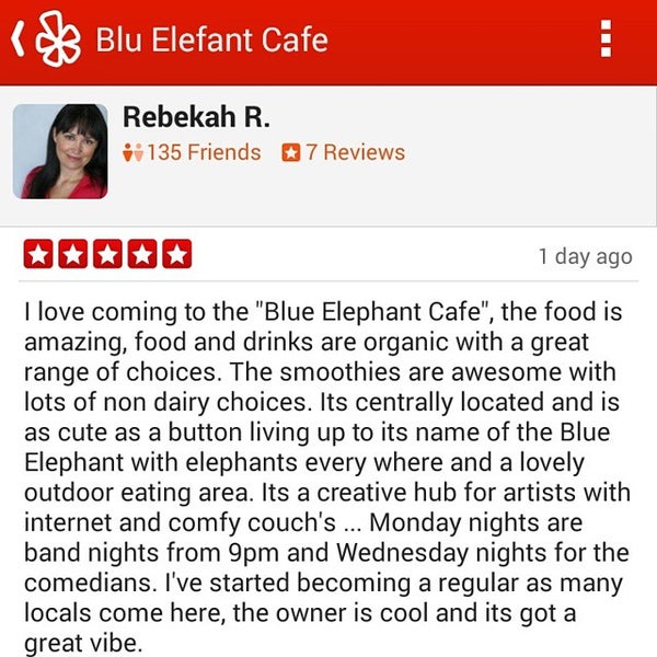 Photo taken at Blu Elefant Café by BLU ELEFANT C. on 11/21/2014