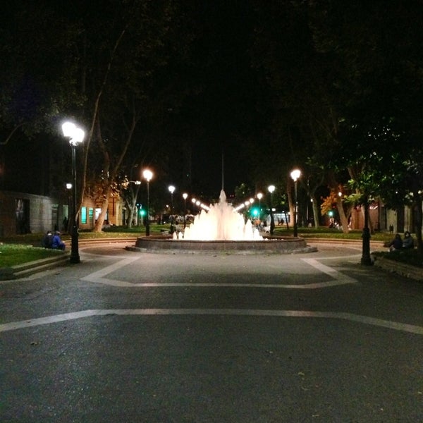 Paseo Bulnes Pedestrian Plaza in Santiago Centro