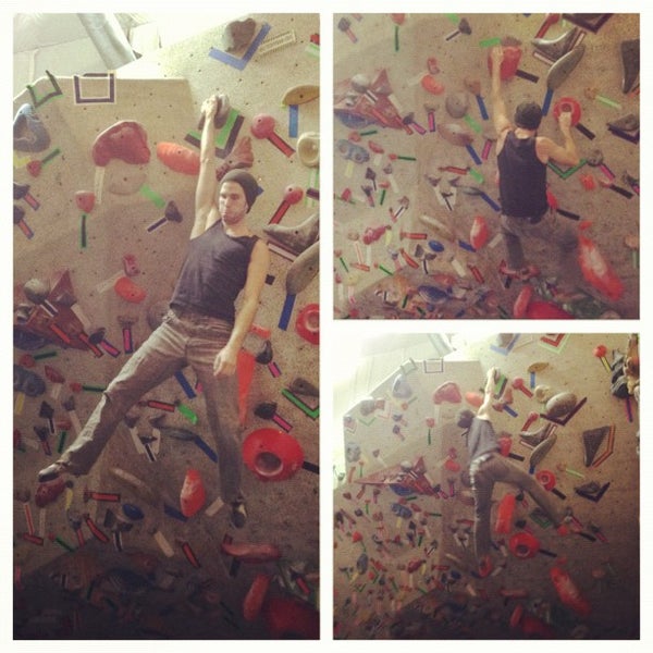 Photo taken at Adventure Rock Climbing Gym Inc by Sara M. on 11/8/2012