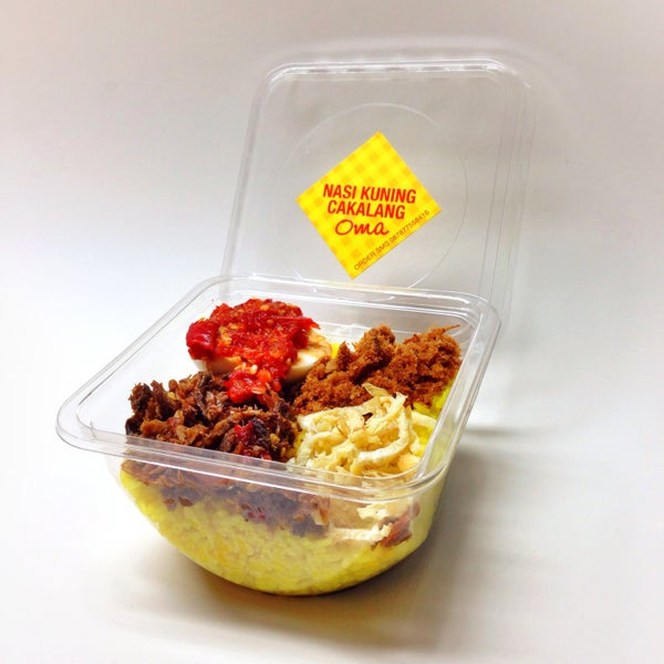 Nasi Kuning Cakalang Oma Cafeteria In Kebayoran Baru