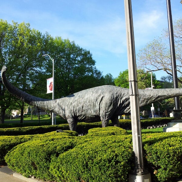 Photo taken at Dippy the Dinosaur (Diplodocus carnegii) by Michael N. on 5/3/2013