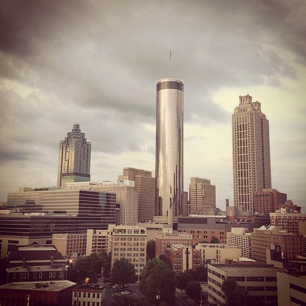 Photo taken at Skylounge Atlanta by Tyler B. on 6/1/2014