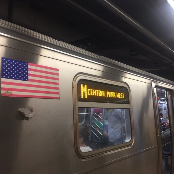 Photo taken at MTA Subway - M Train by Victoria I. on 8/24/2019