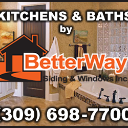 Check out BetterWay for top-quality home improvements including Bathroom and Kitchen Remodeling, Siding, Windows, Roofing, Room Additions and New Construction. Call BetterWay at (309) 698-7700