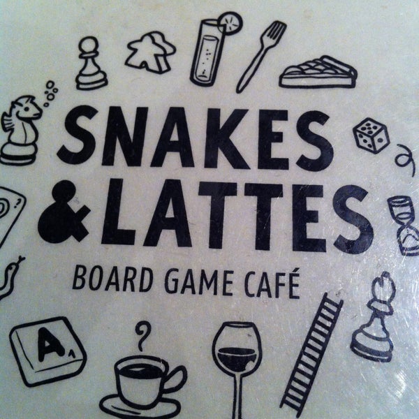 4/22/2013 tarihinde Jeff C.ziyaretçi tarafından Snakes &amp; Lattes'de çekilen fotoğraf