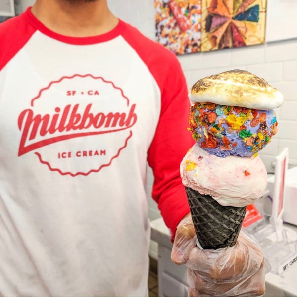Foto diambil di Milkbomb Ice Cream oleh Milkbomb I. pada 2/5/2019