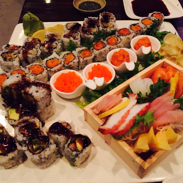 Fresh and inexpensive sushi, but don't over order or you might end up spending a lot anyways!