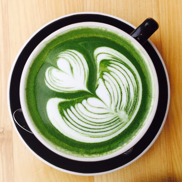Great latte, very true to the matcha flavor
