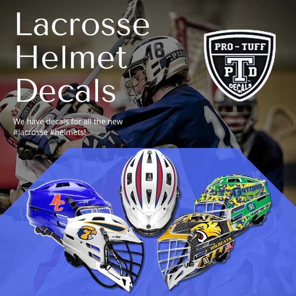 Pro-Tuff Decals 20 Mil American Flag Helmet Decal Set 50 Decals for Football Baseball Hockey Helmets Lacrosse 