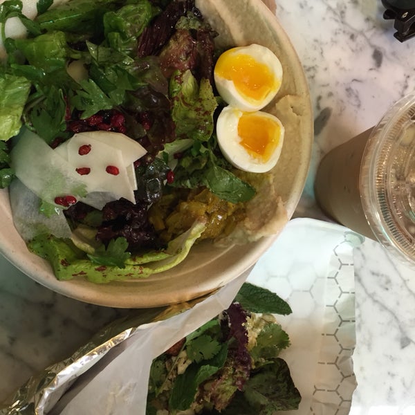 Try the salad -- they source really amazing greens. The soft egg is always perfect.