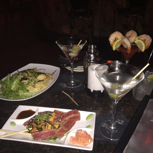 Great martinis, very good food / appetizers )pic) good atmosphere, music can be very loud depending where you sit. The outside patio is great. TERRIBLE hookah / shisha a rip off, don't buy it.